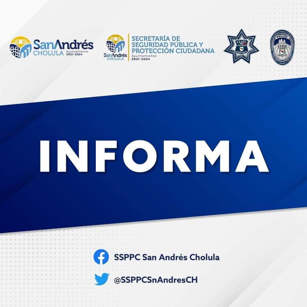 Reporta policía de San Andrés Cholula lesionado por disparos de arma de fuego