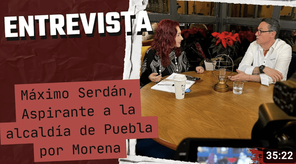 Buscará Maximo Serdán la candidatura de Morena a la alcaldía de Puebla