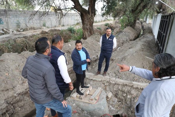 Inicia Ayuntamiento de Puebla obras sanitarias en la junta auxiliar de Romero Vargas