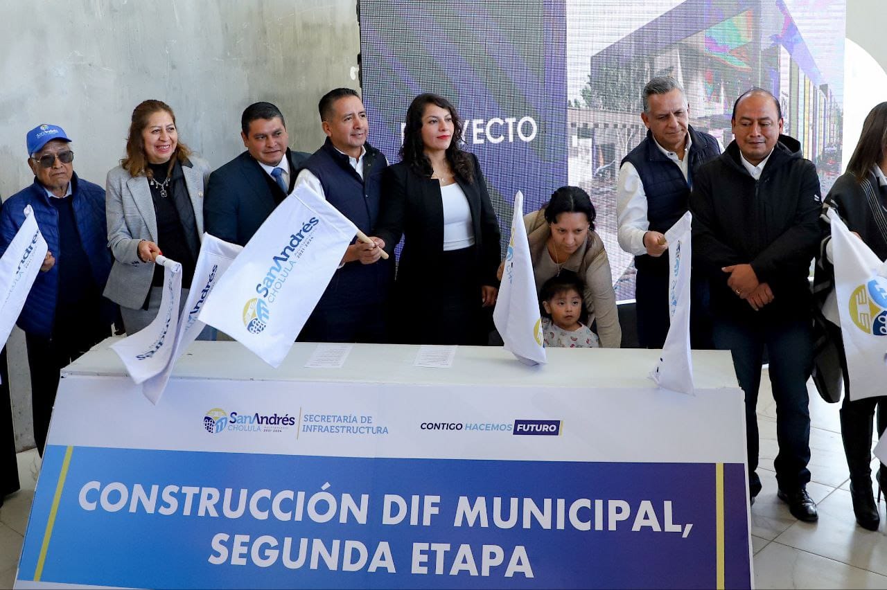 Inicia Mundo Tlatehui segunda etapa de construcción del edificio del DIF Municipal