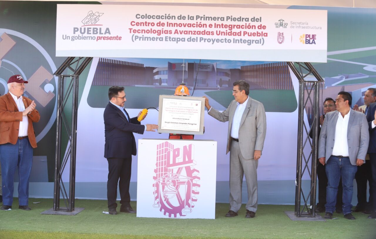 Con llegada del IPN a Puebla, gobierno de Sergio consolidará desarrollo tecnológico y formación académica