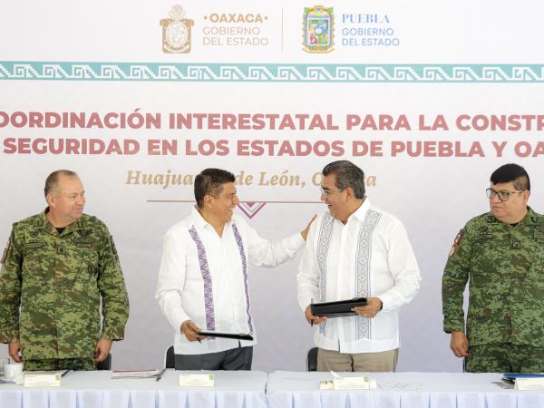 Con Oaxaca, gobierno de Puebla fortalece seguridad en zona limítrofe