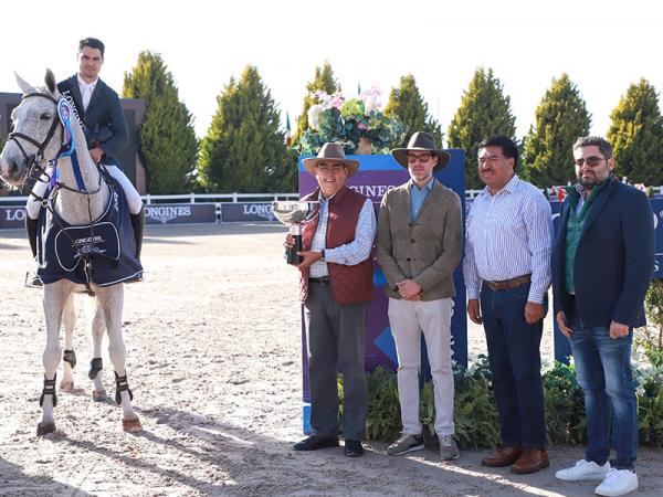 Preside Sergio Salomón entrega de trofeos del Gran Premio Longines CSI 4 «World Cup Puebla 2024»