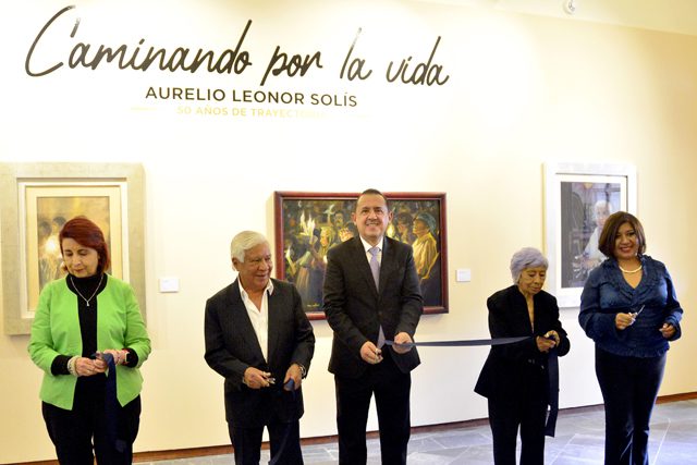 BUAP sede de la exposición “Caminando por la vida”, 50 años de trayectoria, de Aurelio Leonor Solís