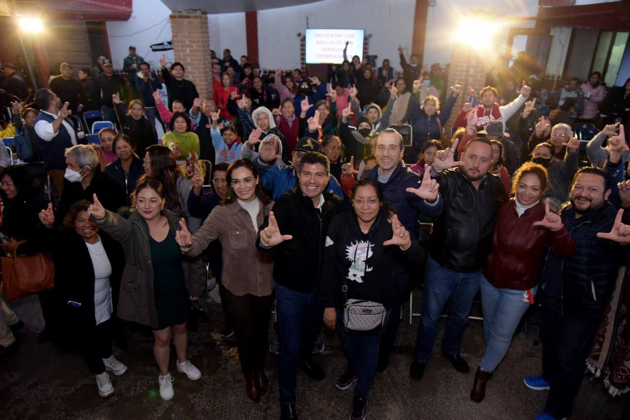 Se integra San Francisco Totimehuacan se integra a la estructura panistas; Lalo Rivera y Mario Riestra atestiguan