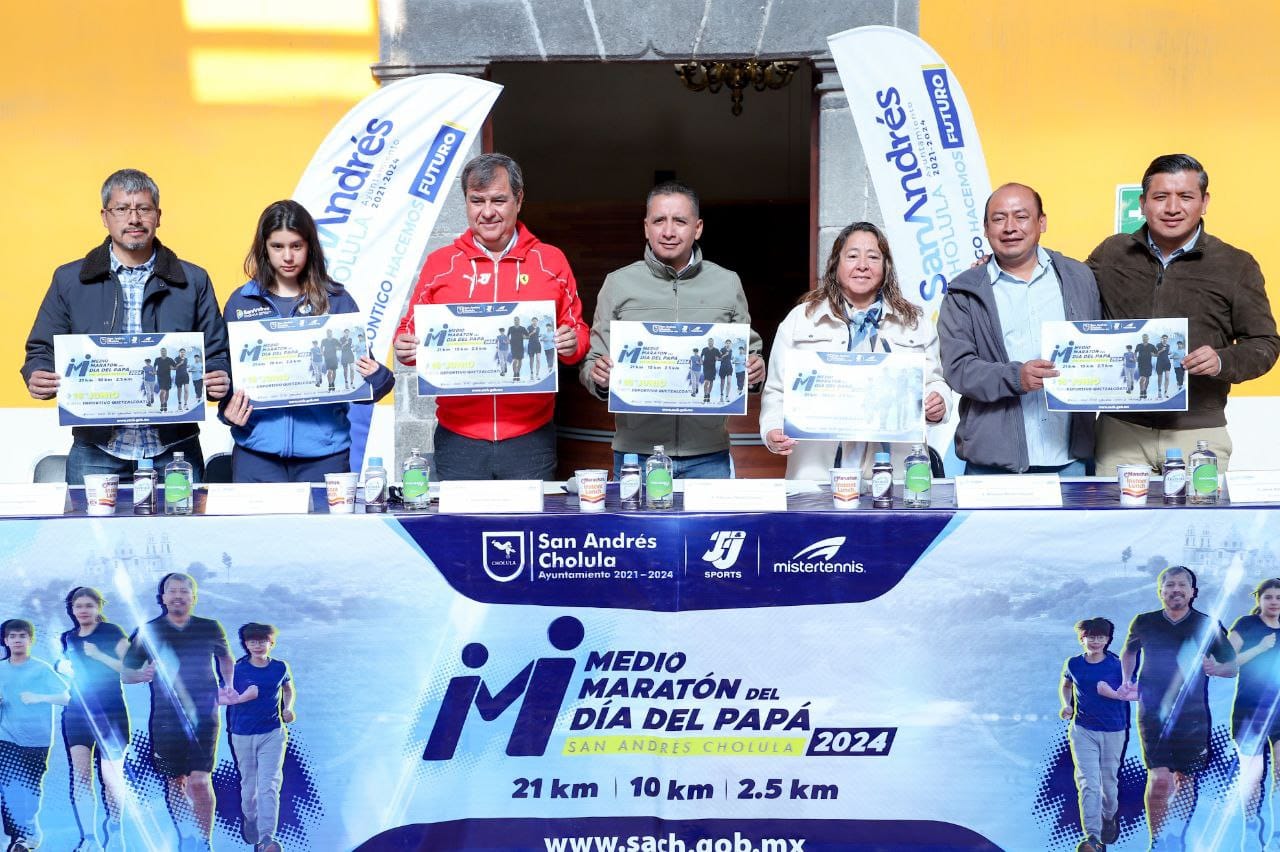 Presenta Mundo Tlatehui el Medio Maratón del Día del Papá 2024