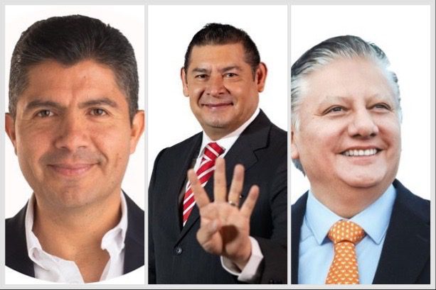 Candidatos a la gubernatura de Puebla lanzan spots de campaña