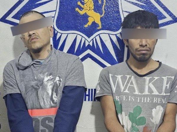 Detienen Policía Estatal y municipal a dos hombres por delitos contra la salud en Huauchinango
