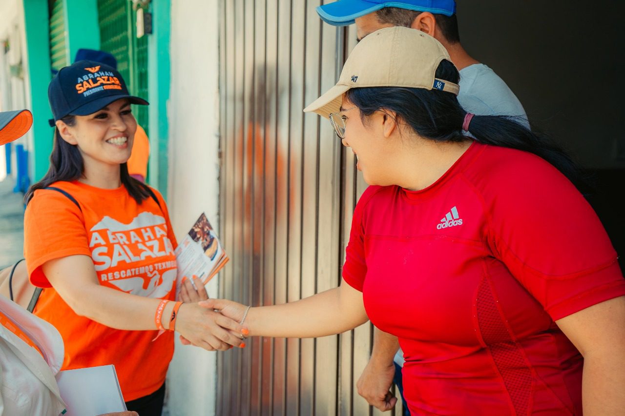 Llega la Fuerza Naranja a la colonia Domingo Arenas