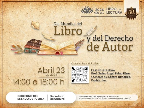 Acogerá Casa de la Cultura actividades para «Día Mundial del Libro»