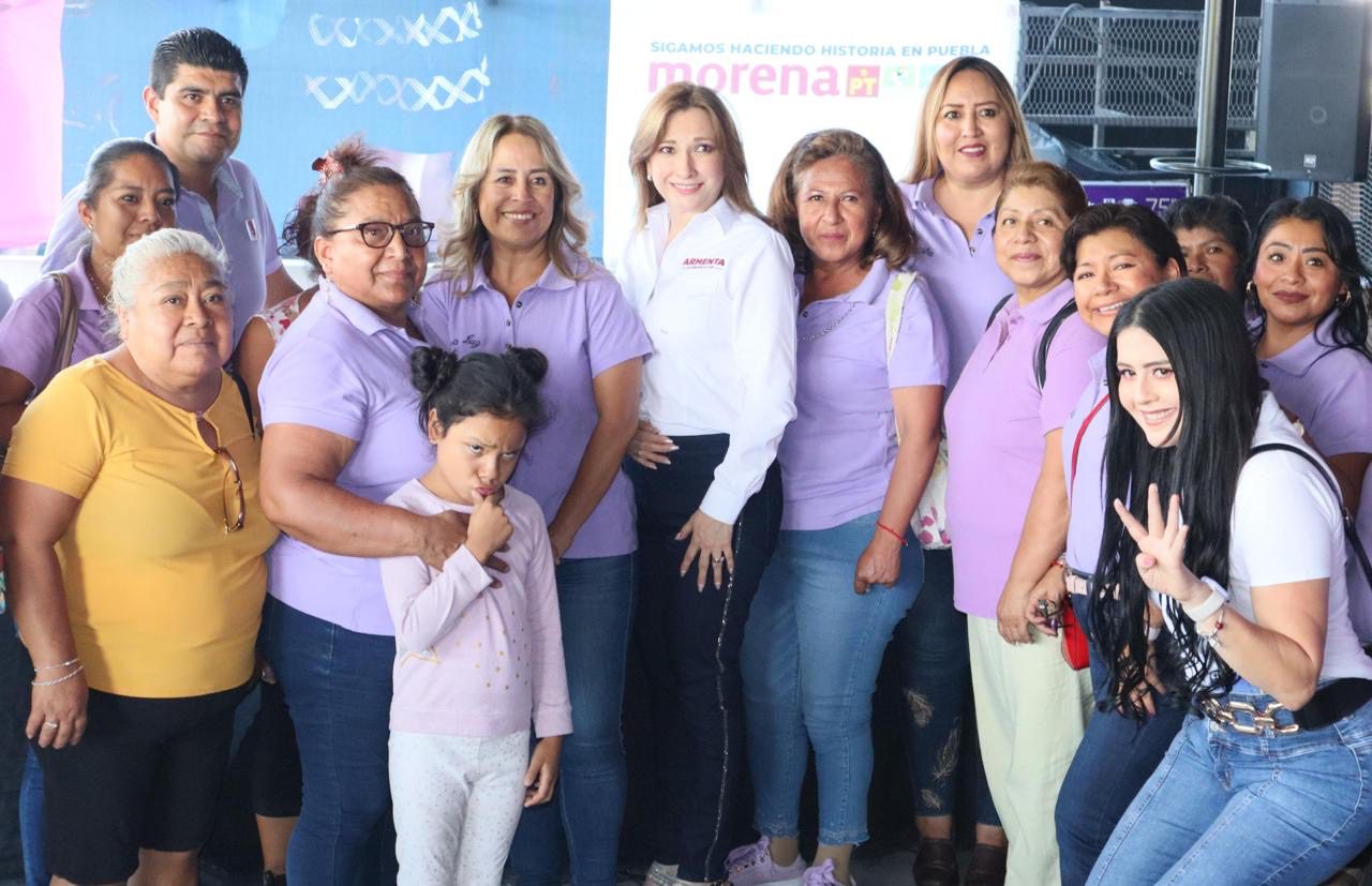 Fomenta Ceci Arellano la cohesión familiar en Puebla Capital