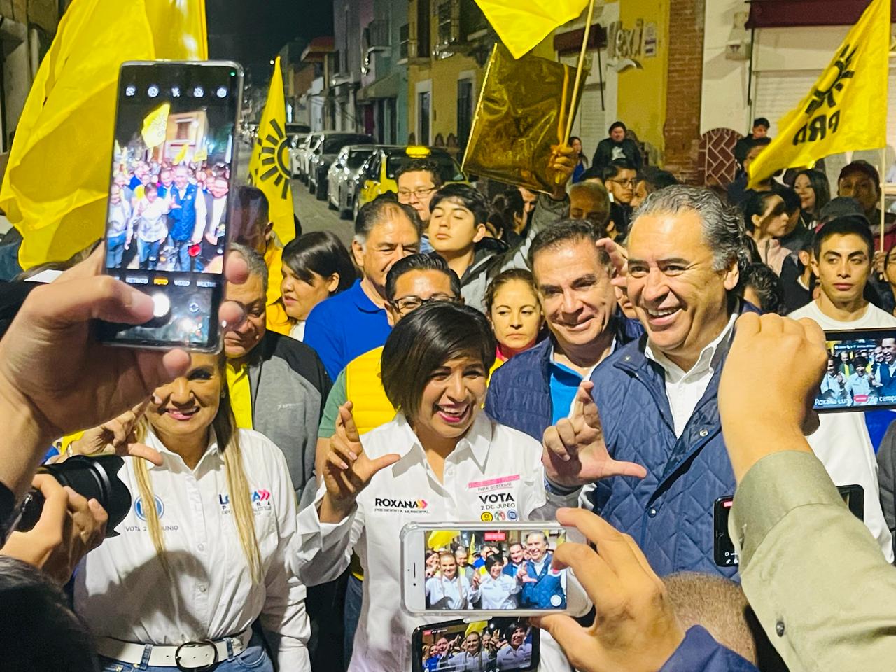 Acude Humberto Aguilar a inicios de campaña de San Pedro Cholula y Cuautlancingo