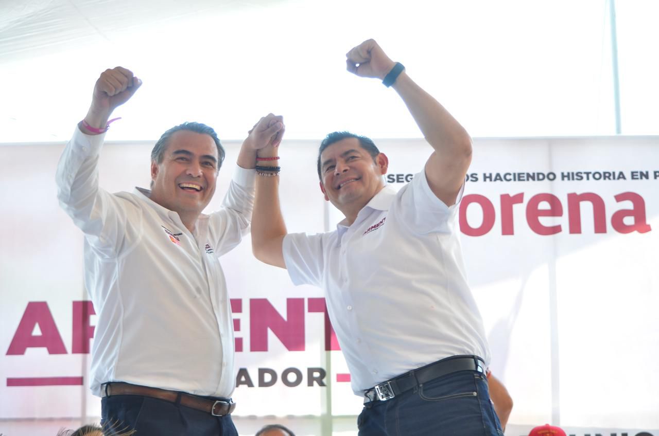 Alejandro Armenta respalda la candidatura de Victor Galeazzi a la Presidencia Municipal de San Andrés Cholula.