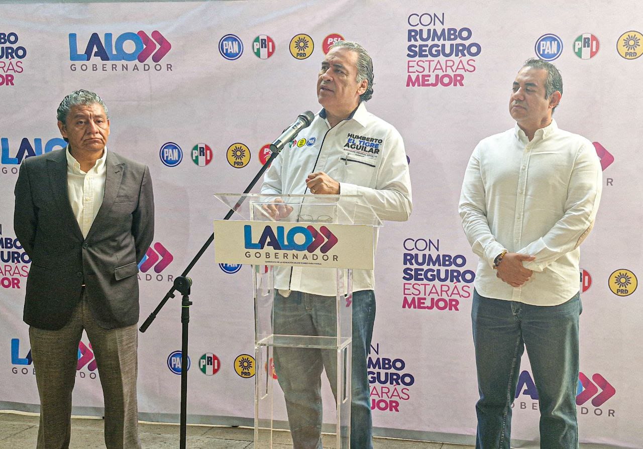 Coalición Mejor Rumbo para Puebla presenta denuncias por robo, alteración y superposición de propaganda electoral en contra de Morena y sus aliados.