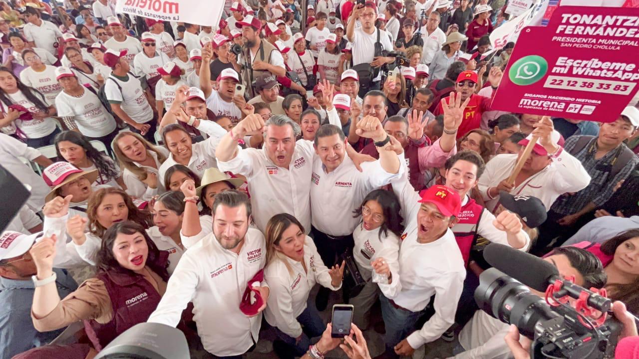 El trunfo de Víctor Galeazzi consolidará transformación en San Andrés Cholula: Armenta