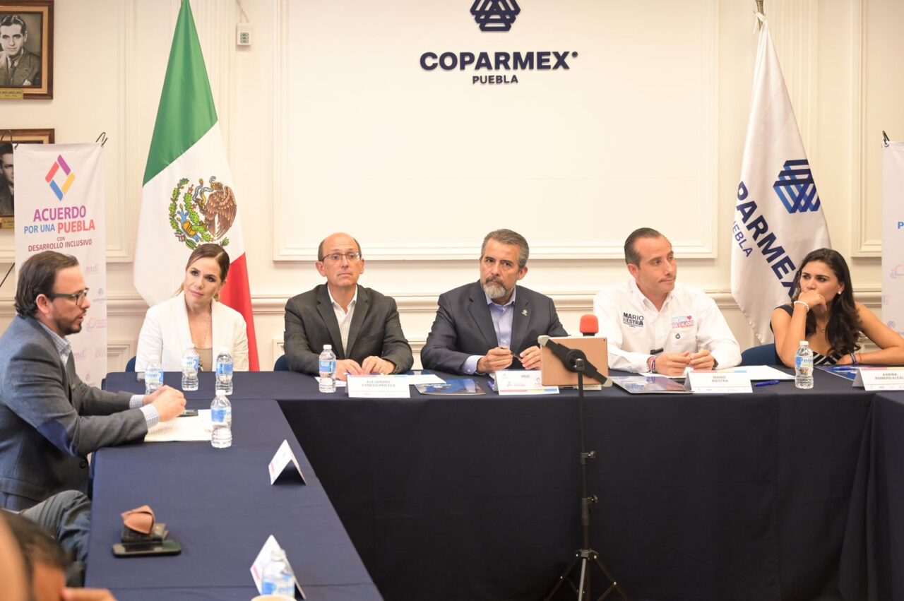 Se compromete Karina Romero Alcalá con la Coparmex a generar un desarrollo inclusivo para Puebla