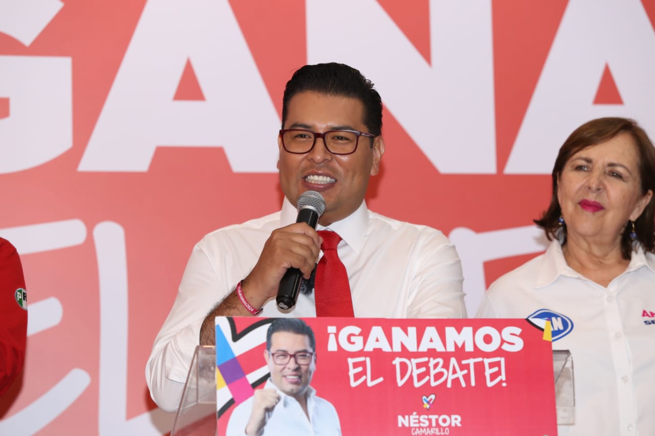 Presenta Néstor Camarillo sus propuestas en debate entre candidatos al Senado