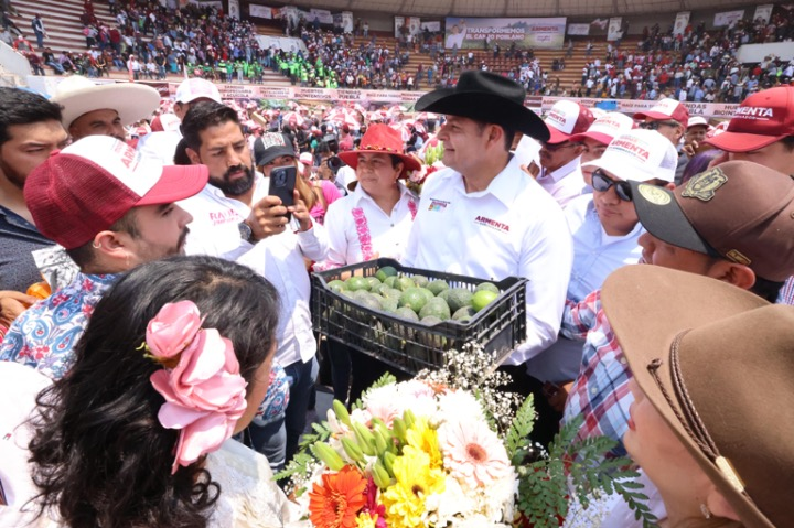 Paneles solares poblanos para las 6 mil sociedades de pozo que hay en el estado: Armenta