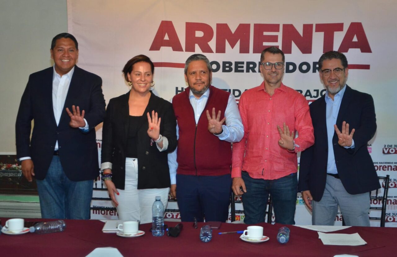 A fiscalización la propaganda negra del PAN vs Armenta anuncia Morena