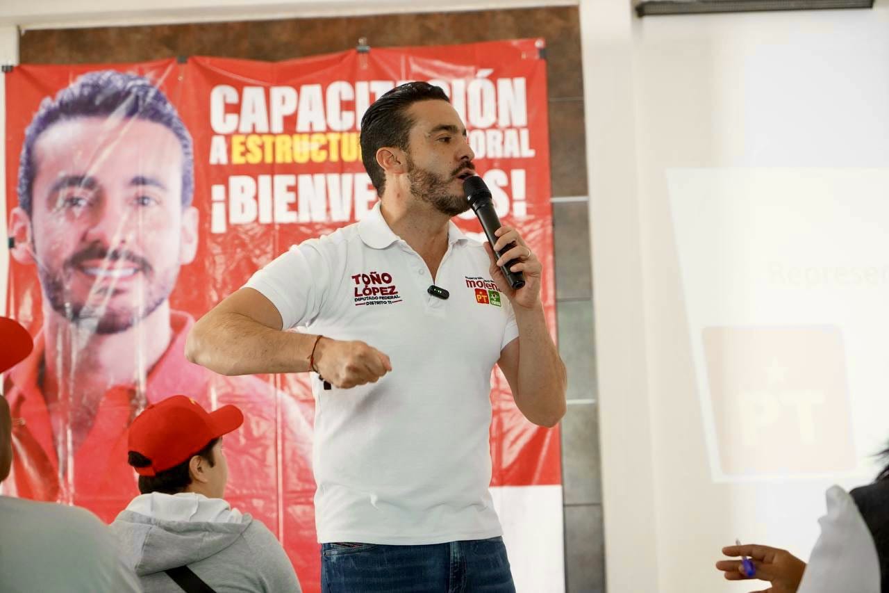 Motiva Toño López a poblanas y poblanos comprometidos a defender el voto ciudadano por la «4T»