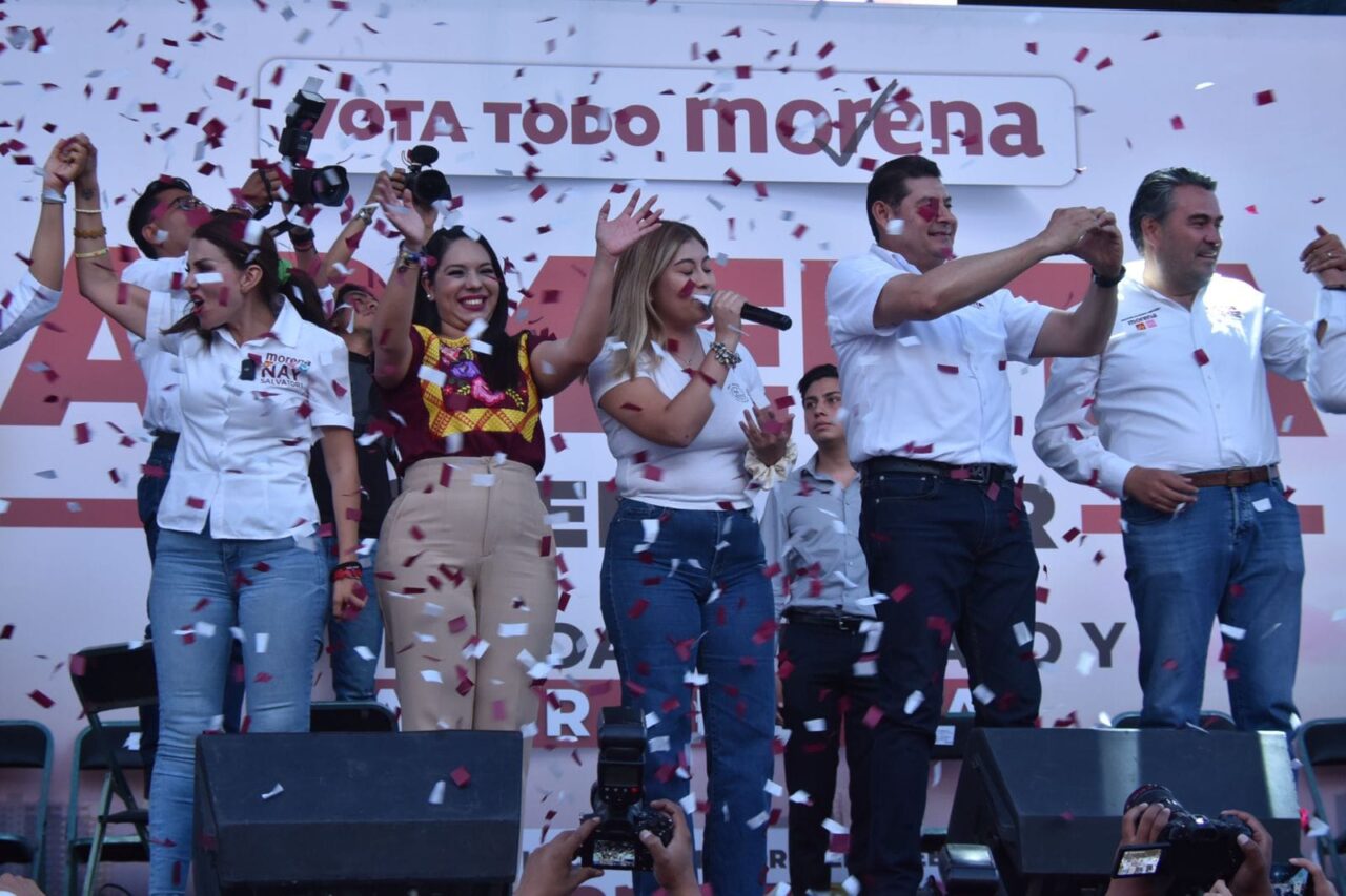 Tonantzin Fernández encabeza su gran cierre de campaña en San Pedro Cholula