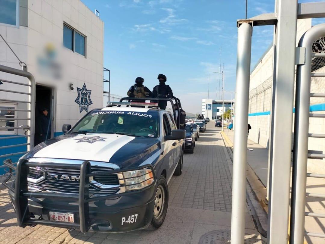 Instrumenta policía de San Andrés Cholula operativo de seguridad ante elecciones 2024