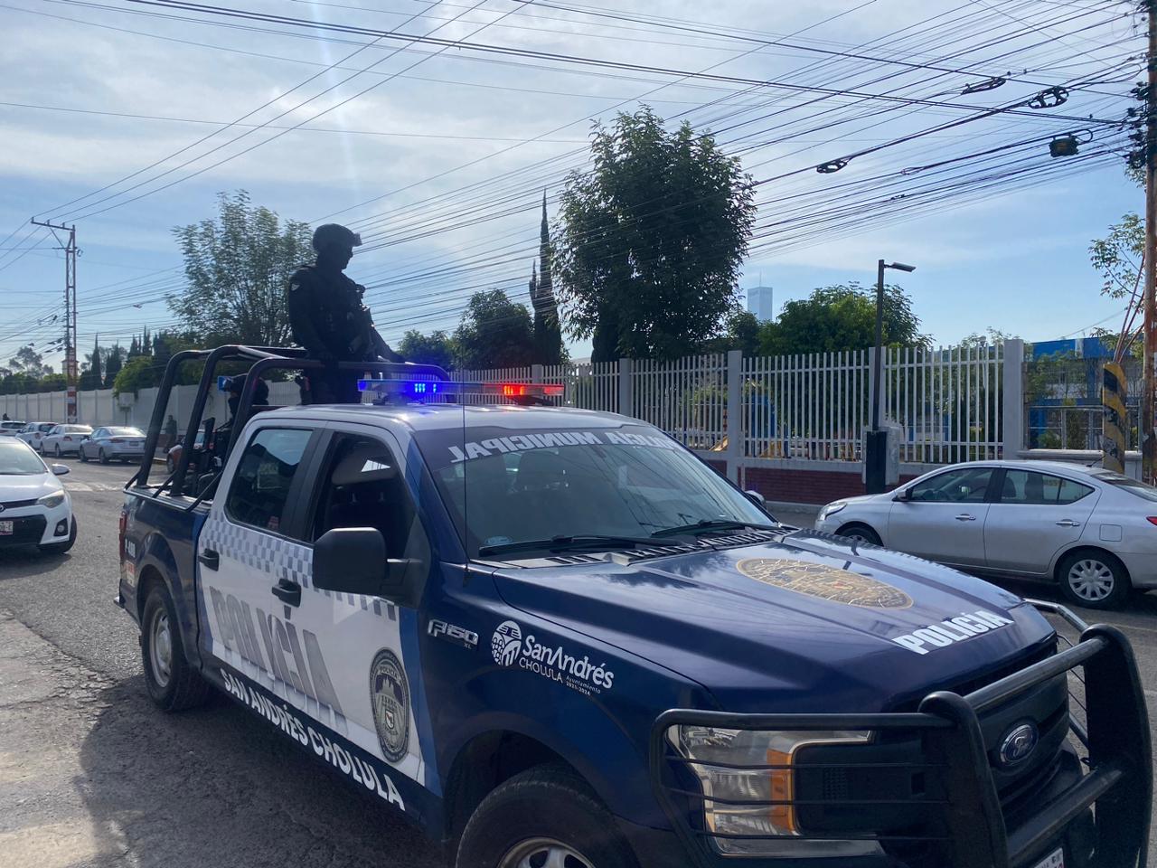 REPORTA POLICÍA DE SAN ANDRÉS CHOLULA SALDO BLANCO TRAS ELECCIONES 2024