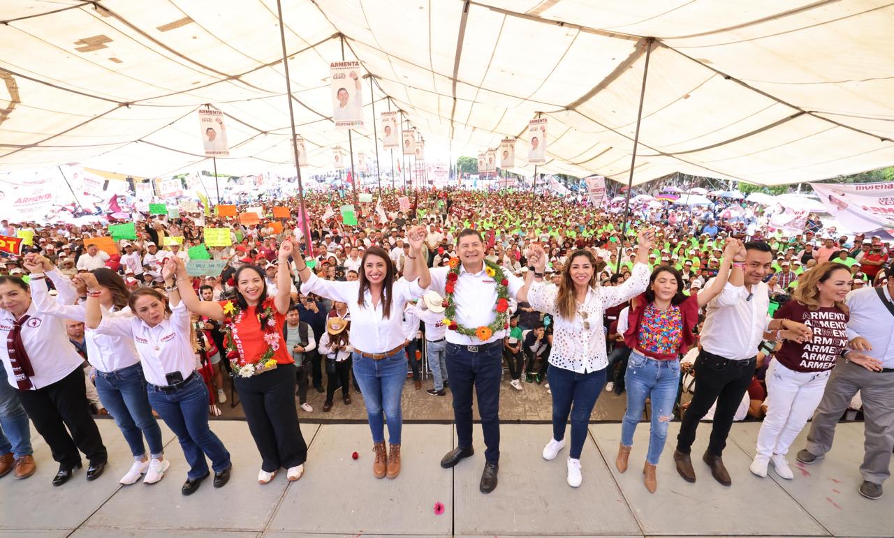 Fortalecer la seguridad para que los poblanos vivan con bienestar y paz: Armenta