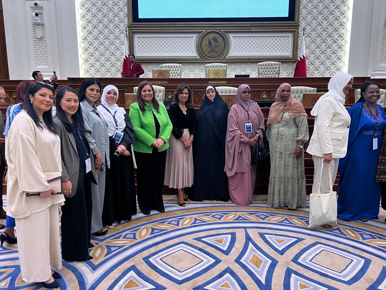 Desde el Congreso de Qatar, Blanca Alcalá pide la participación de más mujeres parlamentarias en el mundo