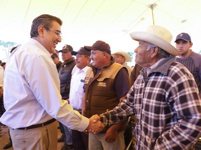 En Tepeyahualco, progreso y bienestar son consolidados: Sergio Salomón