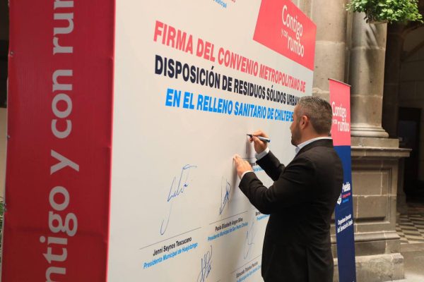Firman municipios de la zona conurbada de Puebla un convenio metropolitano, de disposición de RSU