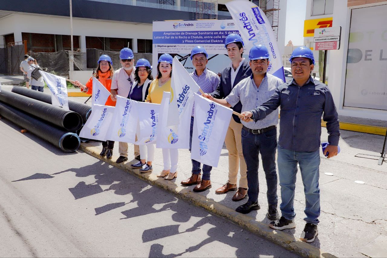 Resalta Tlatehui importancia de ampliación de drenaje sanitario en Avenida 5 de Mayo