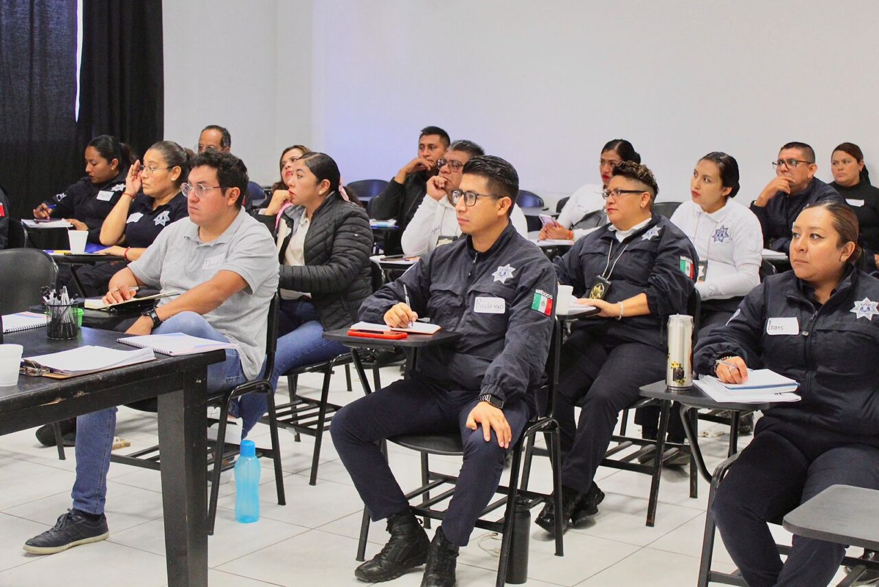 Mantiene Policía de San Andrés Cholula capacitación continua