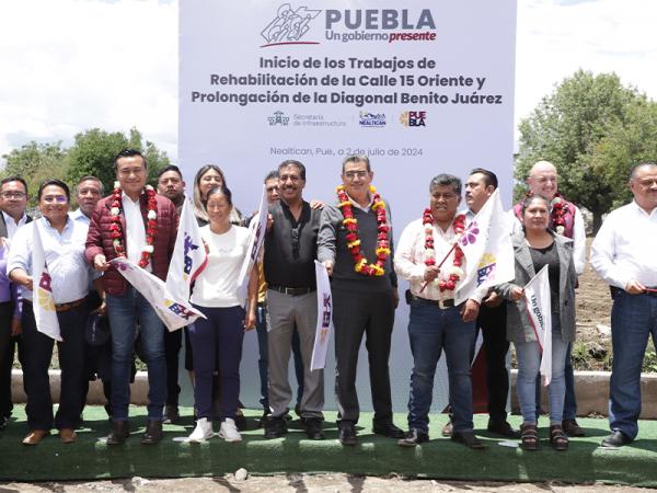 Transformar el rostro de puebla, prioridad del gobierno estatal: Sergio Salomón