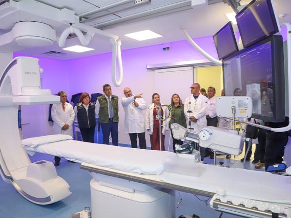 Con sala de hemodinamia, gobierno estatal contribuye a mejorar calidad de vida de poblanos