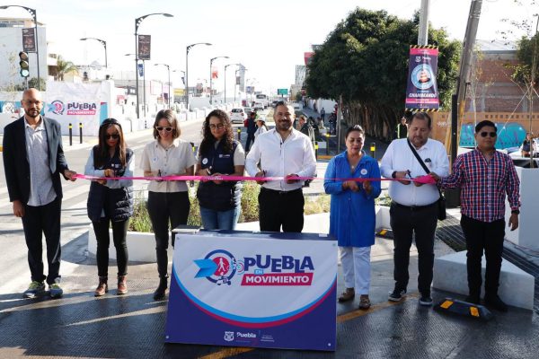 Puebla Capital avanza con más y mejor infraestructura peatonal, ahora en Bulevar Aarón Merino