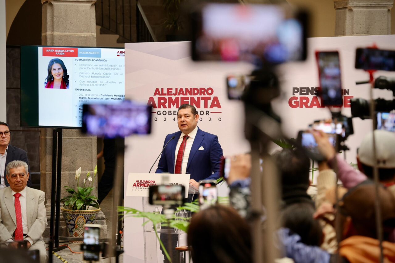 Decidirán consejos Nacional y Estatal de Morena el método de sucesión para la presidencia del partido en Puebla: Armenta