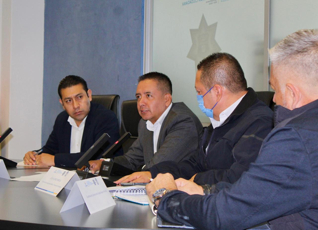 Prevalece en San Andrés Cholula la mesa de seguridad y justicia, que fue presidida por el edil Mundo Tlatehui