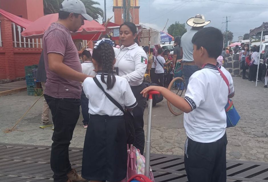 Despliega Policía de San Andrés Cholula operativo por regreso a clases