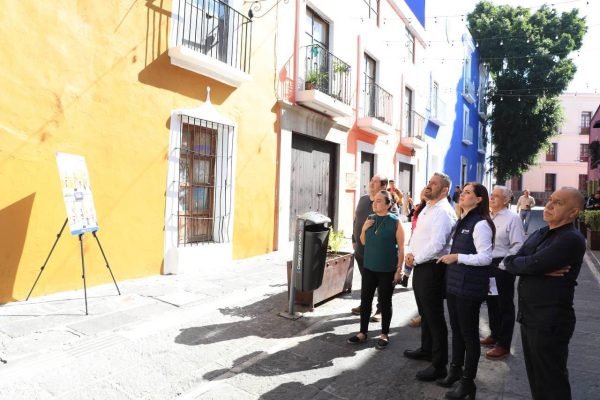 Interviene Ayuntamiento de Puebla 17 fachadas en el Centro Histórico