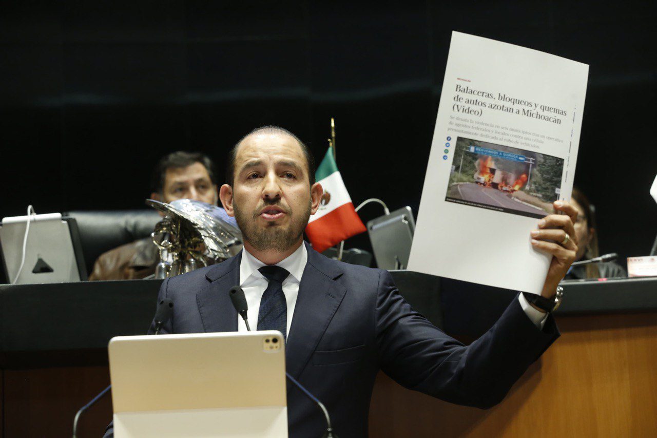 Reclama Marko Cortés falta de compromiso de Morena para acabar con el crimen organizado en México mediante cooperación internacional