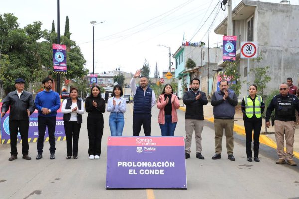 En San Pablo Xochimehuacan gobierno municipal entrega la prolongación del Conde