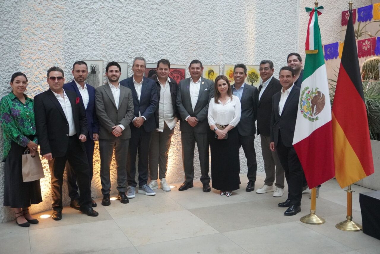 Sergio Salomón, Alejandro Armenta y Pepe Chedraui promueven cooperación comercial con Volkswagen en el marco de ‘Invest Puebla’