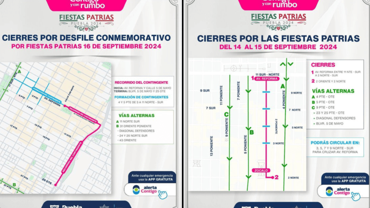 Realizará Ayuntamiento de Puebla operativo por celebración de Fiestas Patrias