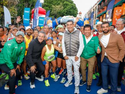 Gracias al impulso del gobierno de Sergio Salomón, “Maratón Puebla” obtiene certificación internacional «Élite 2024»