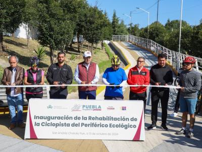 Gobierno estatal interviene ciclopistas de la zona metropolitana para fortalecer la convivencia familiar