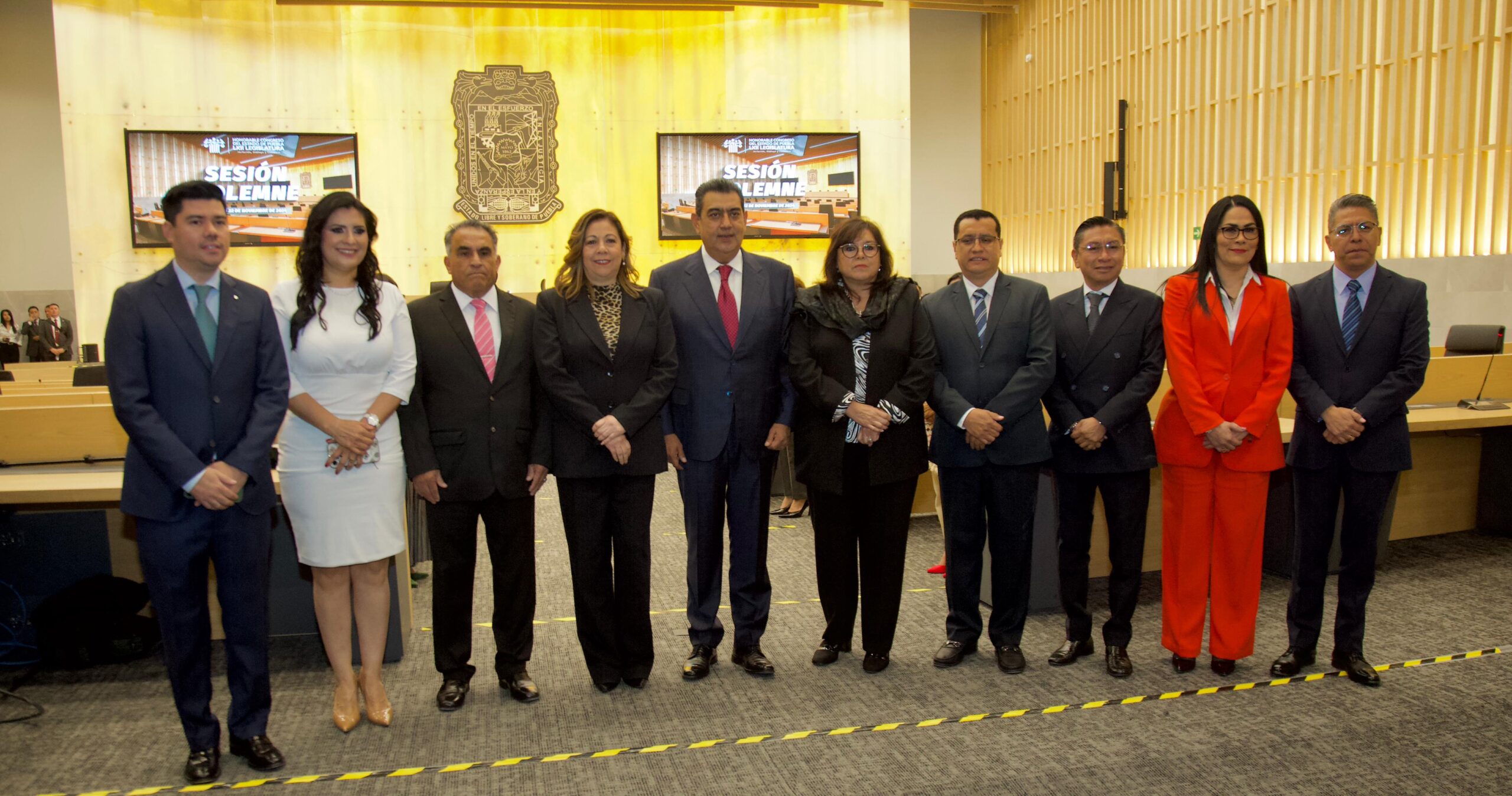 Recibe Congreso del Estado Segundo Informe del gobernador Sergio Salomón Céspedes