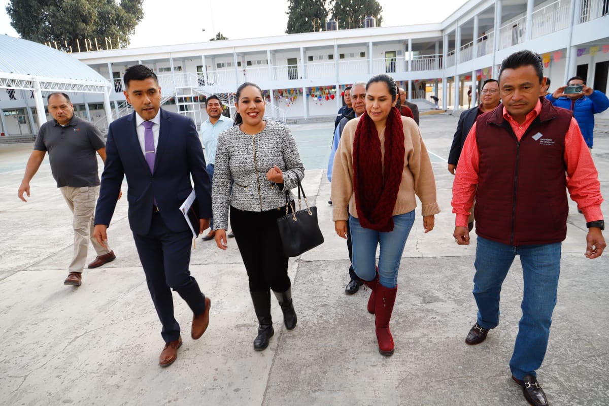 Gobierno de San Pedro Cholula implementa simulacro CELMA para seguridad escolar