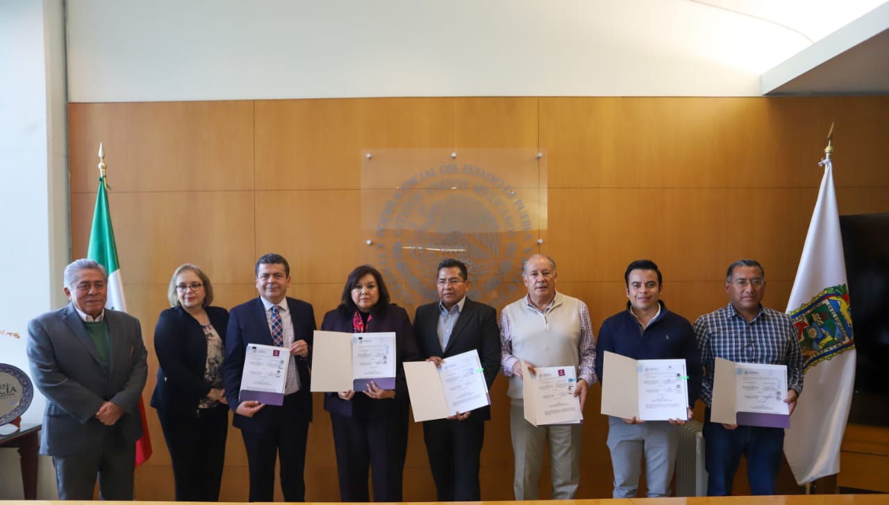 Poder Judicial de Puebla firma convenios con municipios para la instalación de juzgados municipales