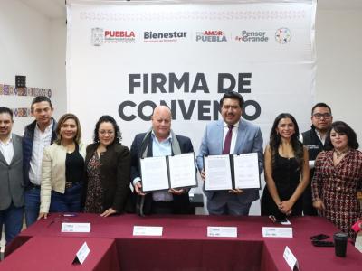 Fortalece Secretaría de Bienestar capacitación mediante sinergia con ICATEP